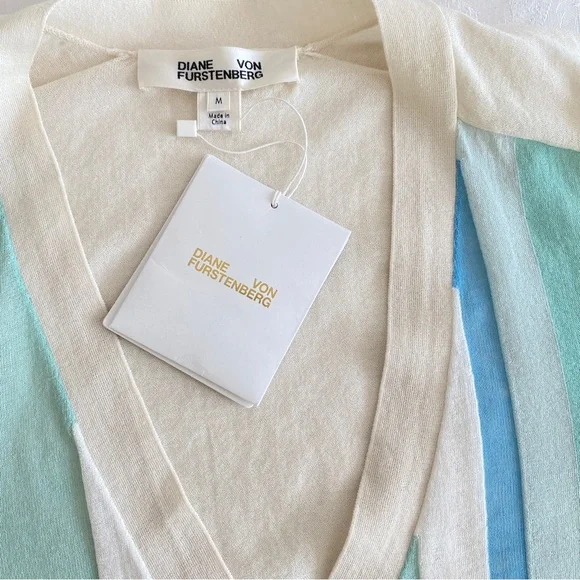 Diane von Furstenberg paneled cardigan - Picture 6 of 9